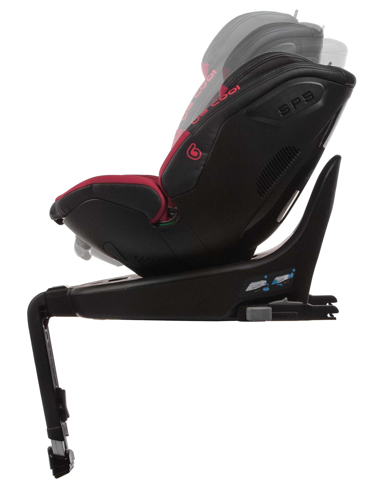 Be Cool Zeus Rotating ERF iSize Car Seat 40-125cm, 0-6 Years