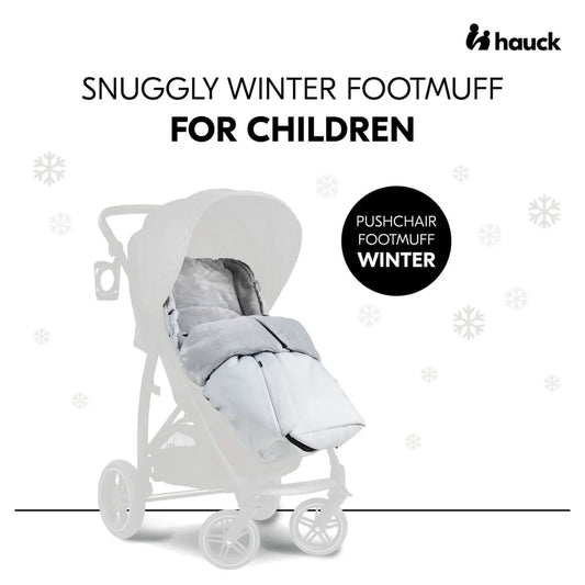 Hauck Pushchair Footmuff - Winter Grey