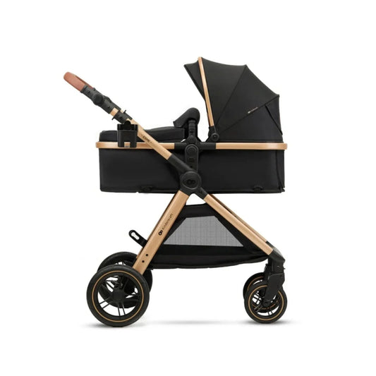 Kinderkraft Esme 3-in-1 Travel System with Mink Pro Car Seat - Pure Black