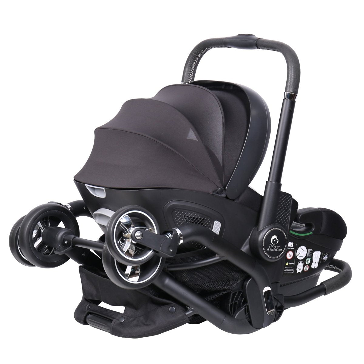 For Your Little One Qubi Infant Car Seat & Stroller - Eclipse Black