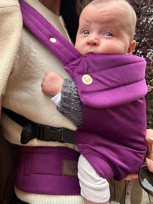 Velvet Baby Carrier - Berry Kiss