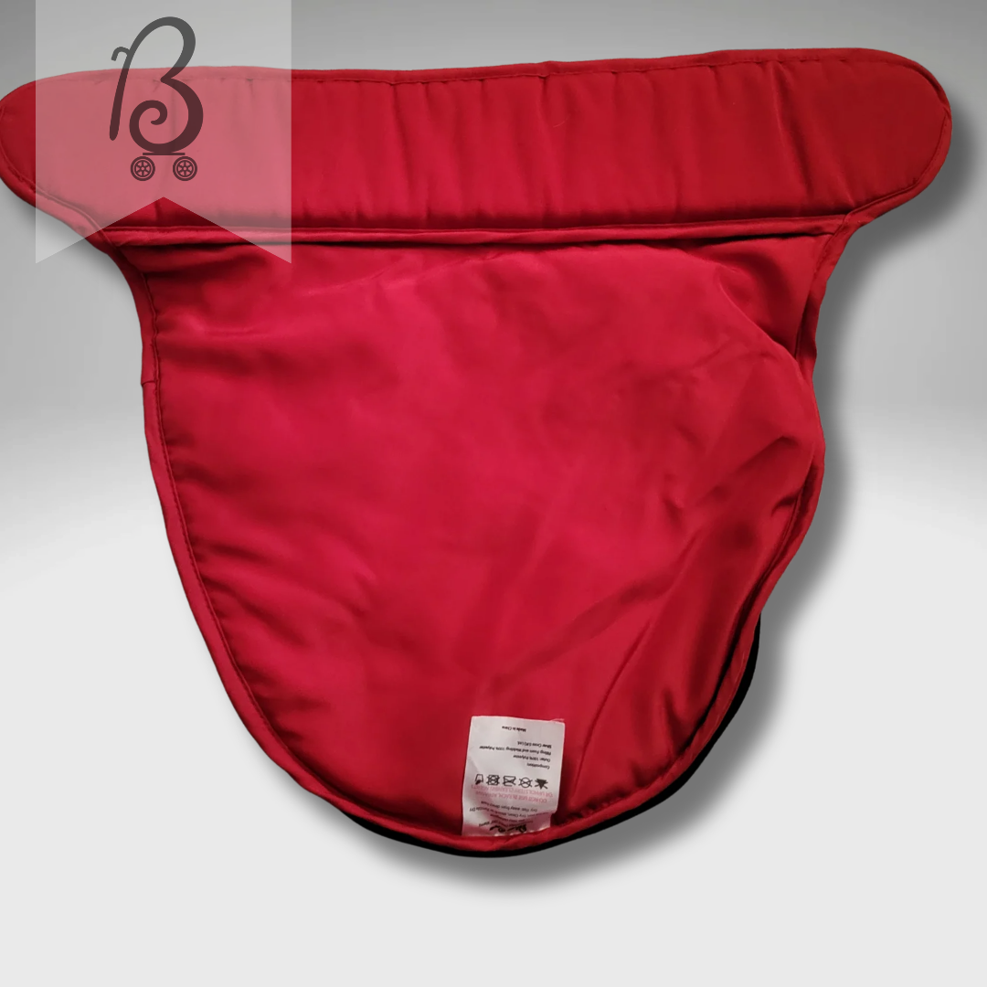 Silver cross surf carrycot apron in red