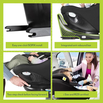 Graco Turn2Me DLX i-Size R129 Car Seat - Midnight