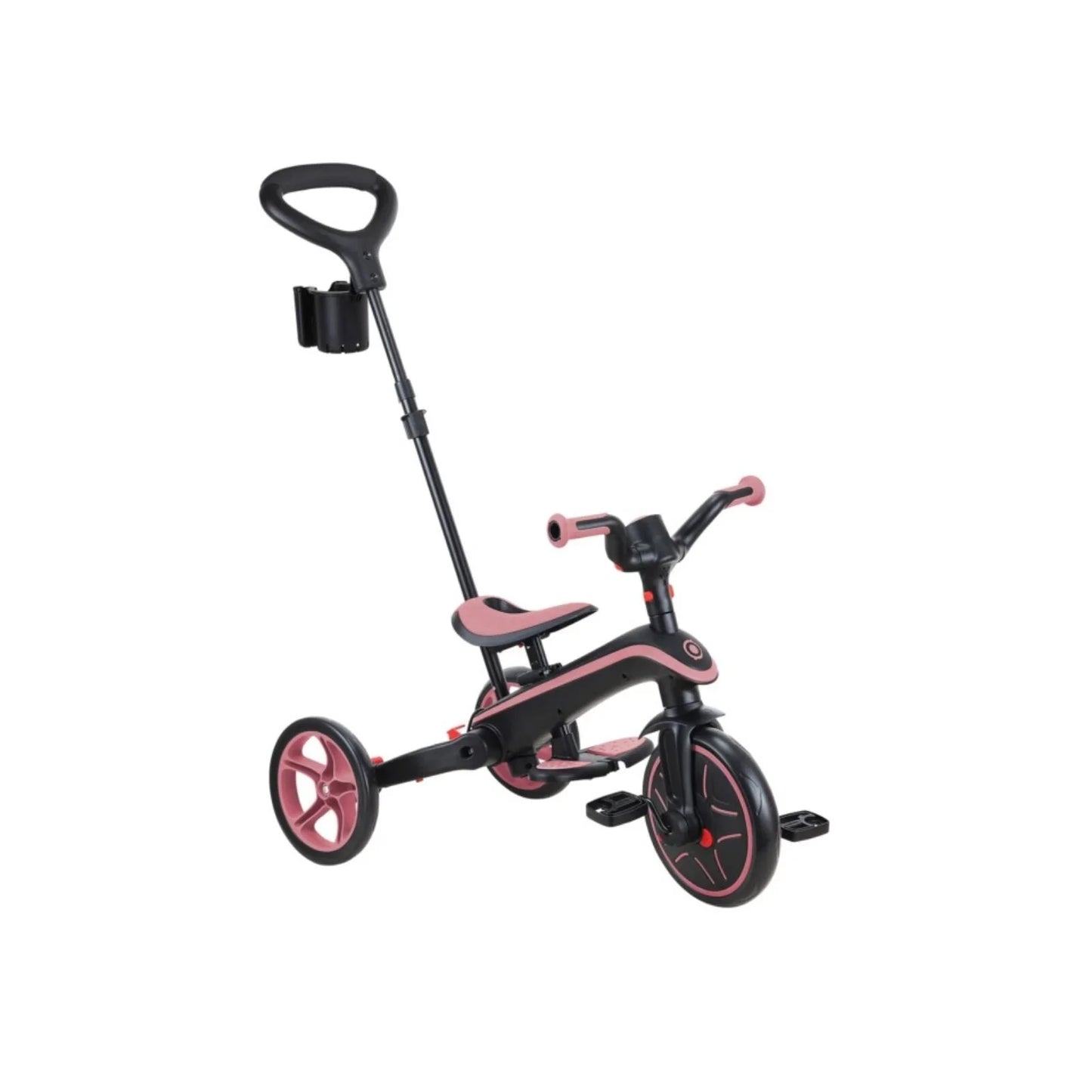 Globber Explorer Trike Foldable 4 in 1 - Deep Pastel Pink