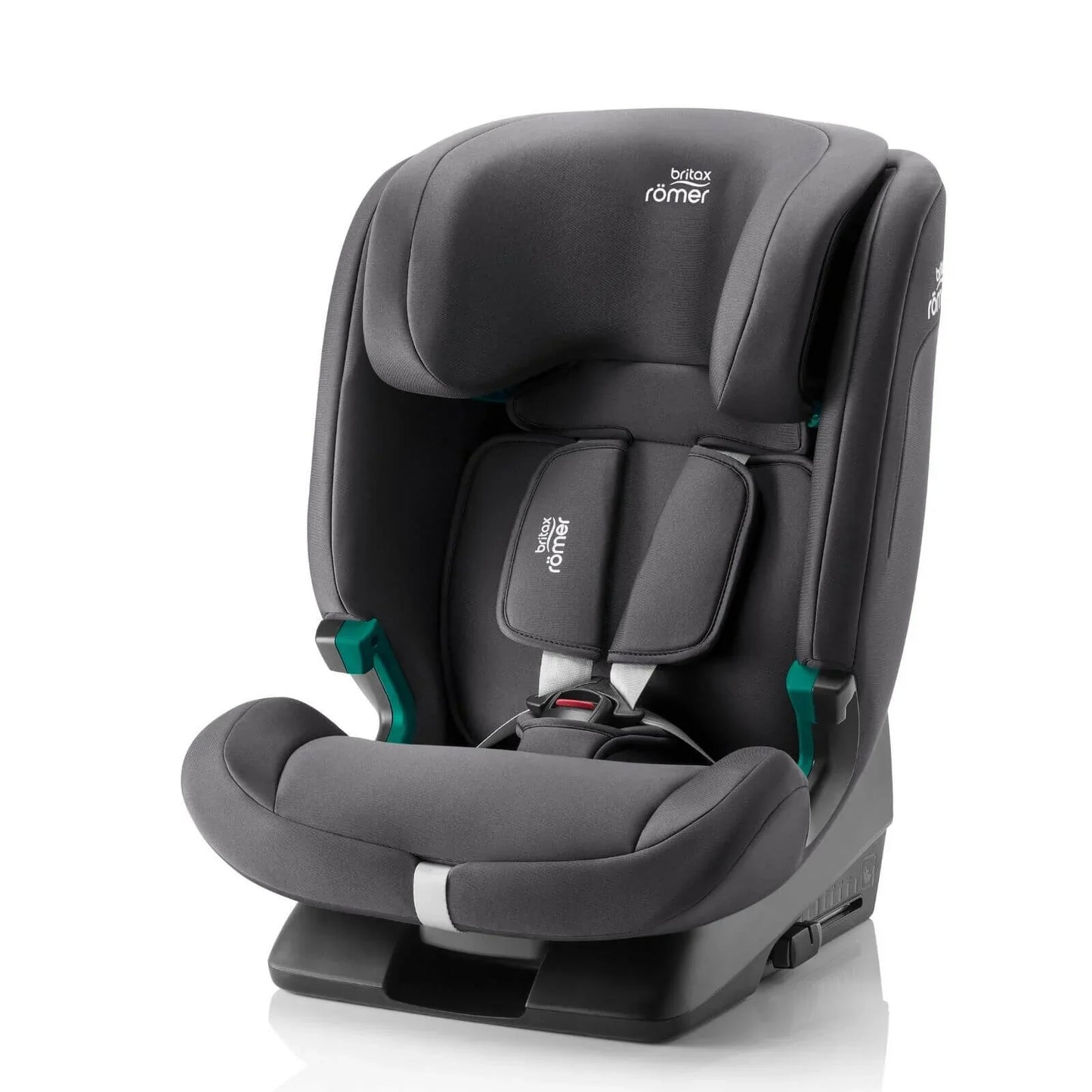 Britax Römer EvolvaFix i-Size Group 1/2/3 76-150cm Car Seat - Midnight Grey