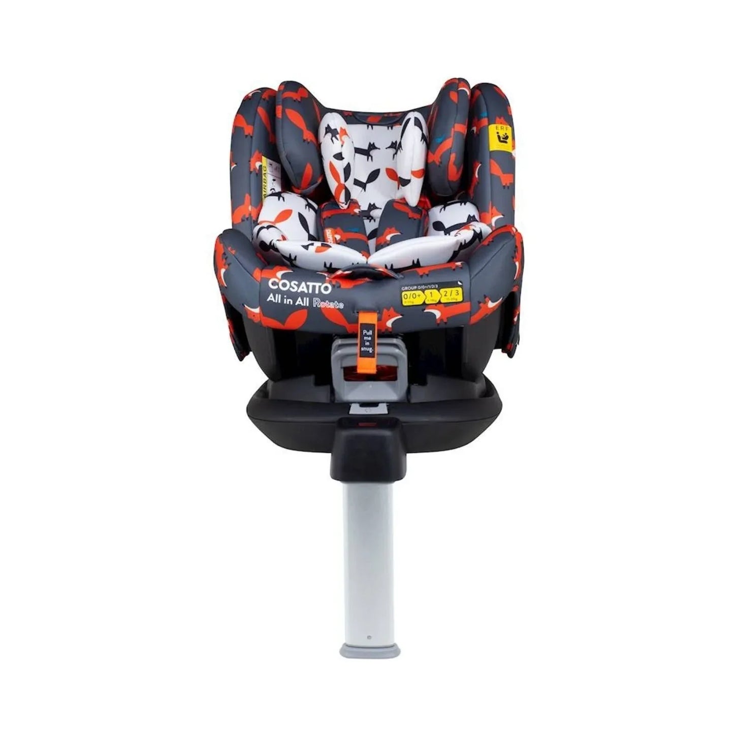 Cosatto All in All 360 Rotate i-Size Car Seat - Charcoal Mister Fox