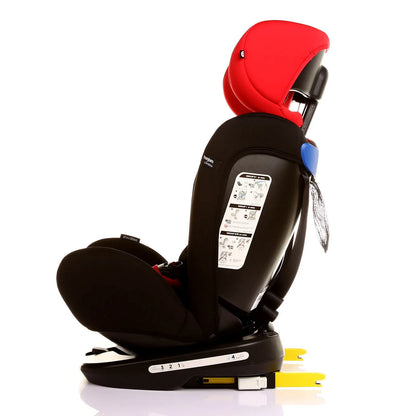 baby plus Orbitfix Group 0/1 Baby Car Seat - Black Red