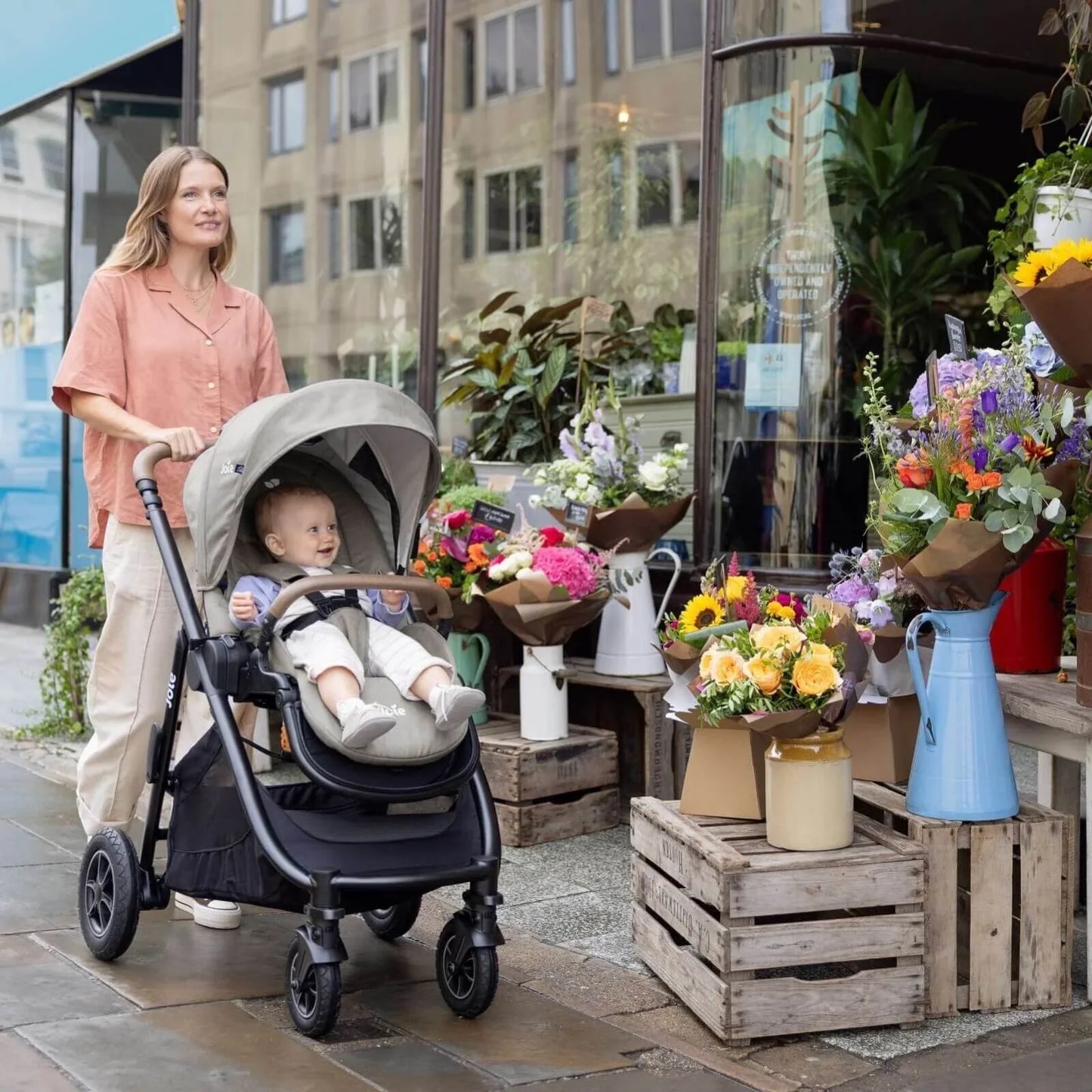 Joie Versatrax Baby Stroller - Pebble