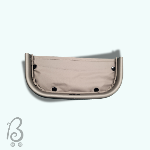 Silver cross Reef and Dune replacement footrest in Stone