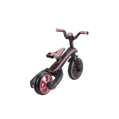 Globber Explorer Trike Foldable 4 in 1 - Deep Pastel Pink