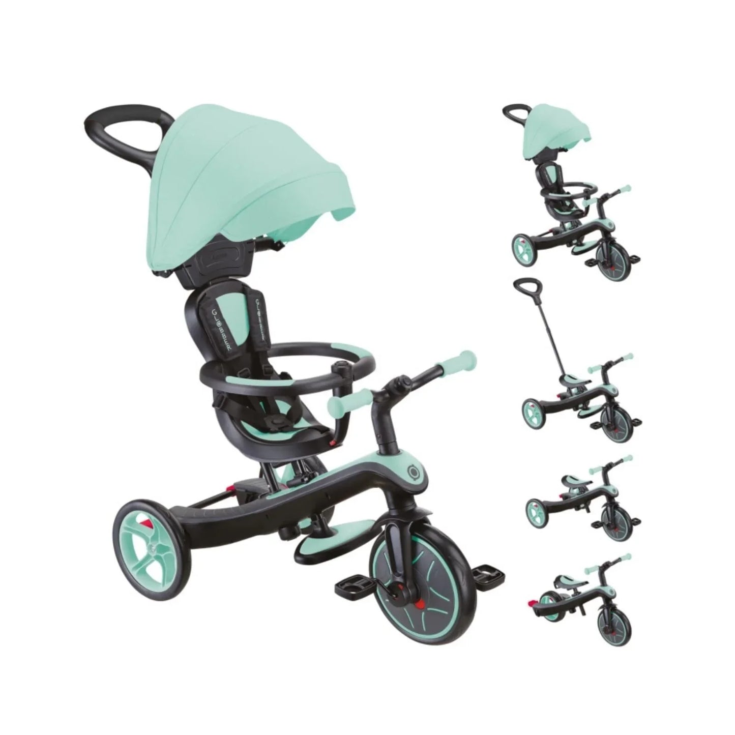 Globber Explorer Trike 4 in 1 - Mint