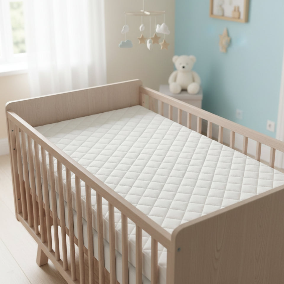 2in1 Bamboo & Waterproof Luxury Cotbed Mattress