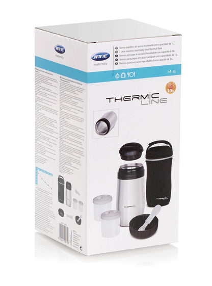 1 Litre Stainless Steel Baby Food Thermal Flask with Dual Compartments