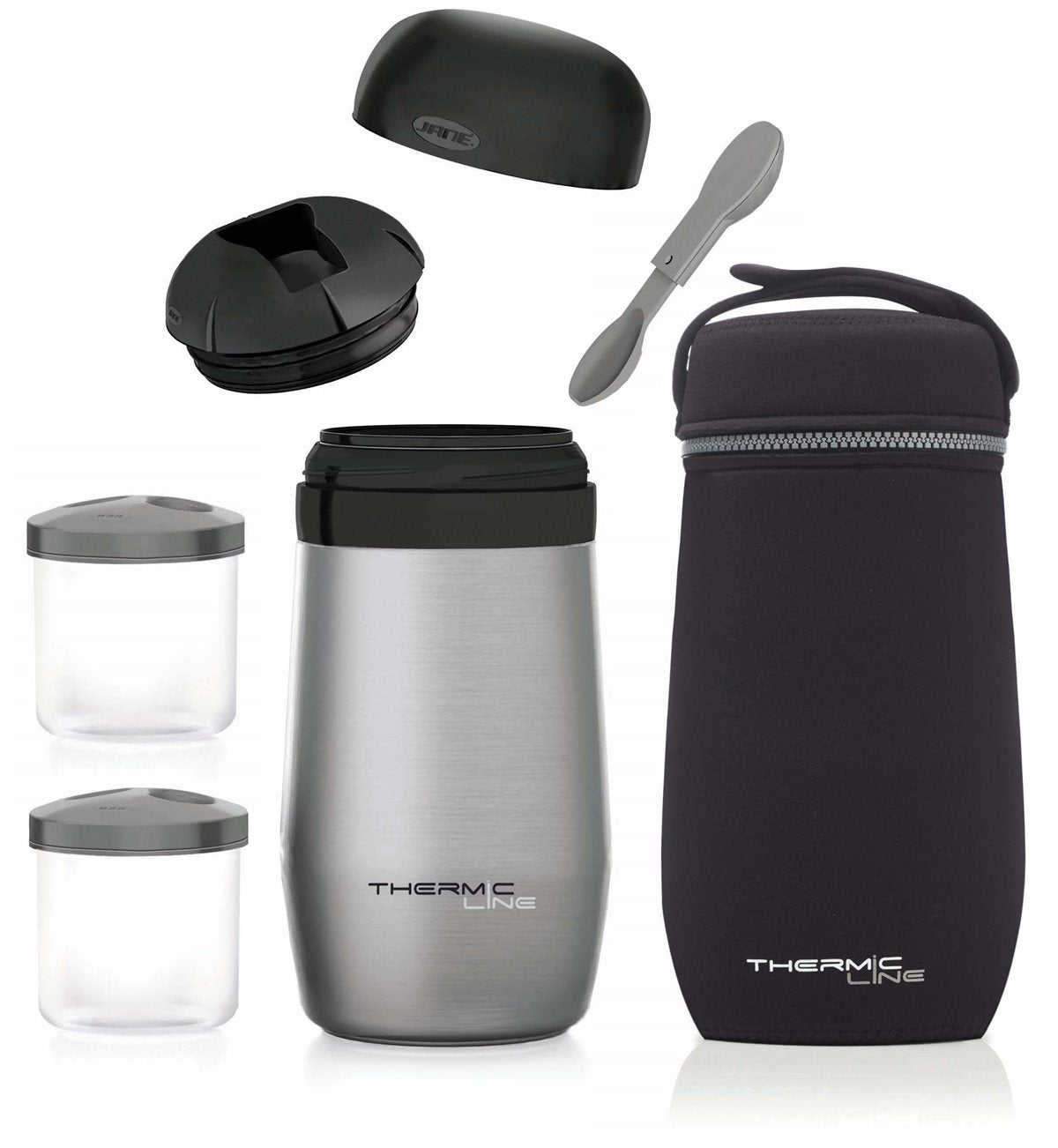 1 Litre Stainless Steel Baby Food Thermal Flask with Dual Compartments