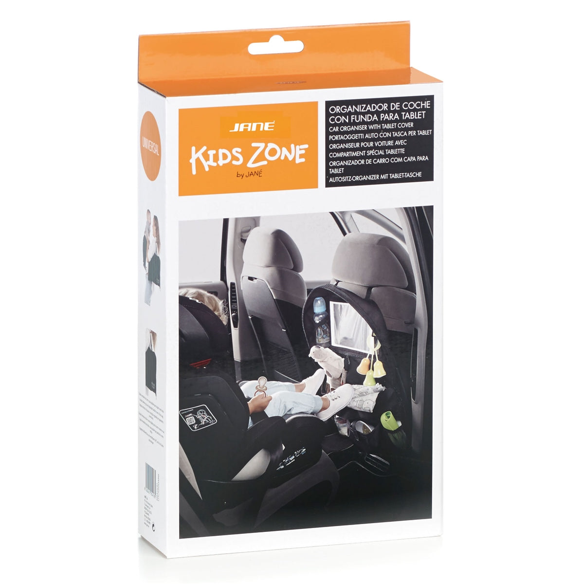 Jané Backseat Car Organiser with Tablet Holder and Seat Protector