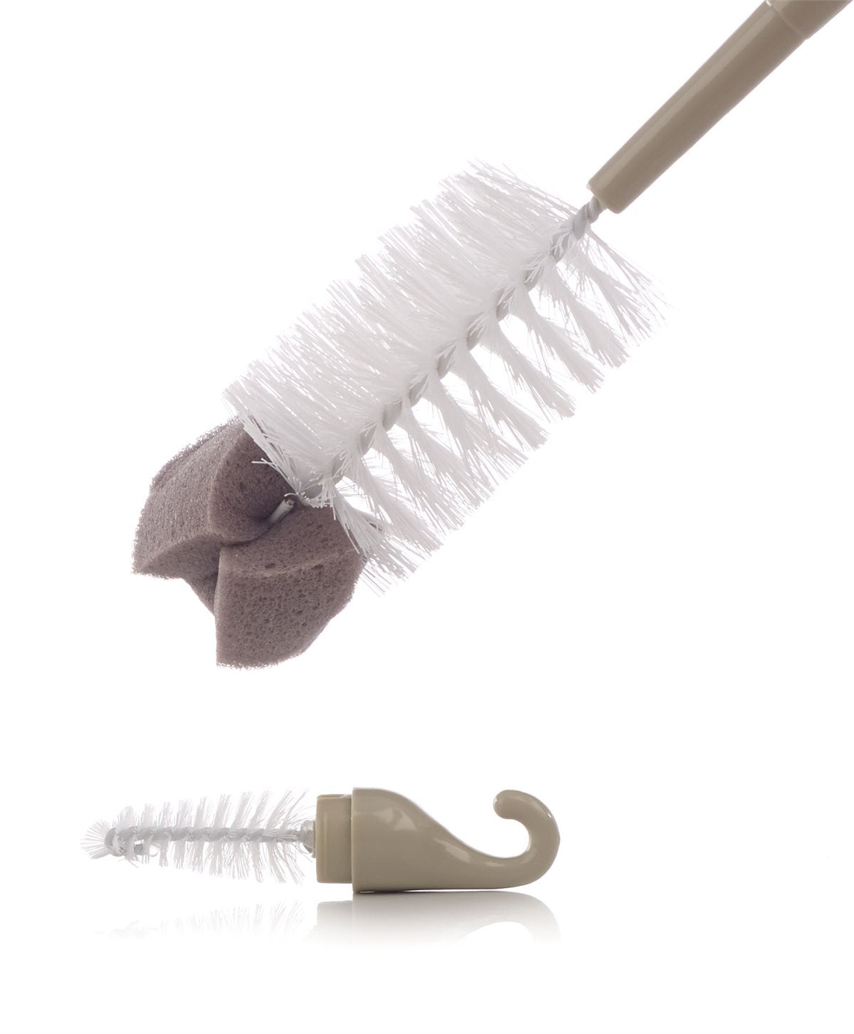 Jane Dual Purpose Bottle Brush with Sponge