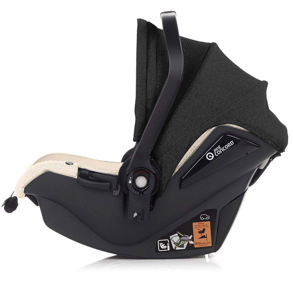 Jane Koos R1 i-Size Baby Car Seat 40 to 83cm, 0-18 Months