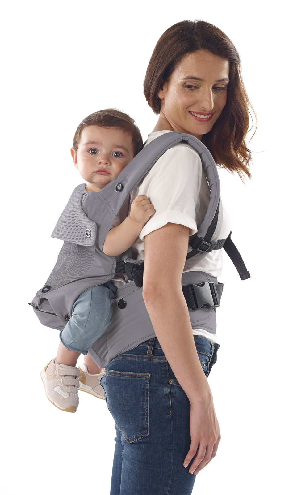 Revolution 3-in-1 Convertible Baby Carrier and Hip Seat, 0-22kg 0-5 Years
