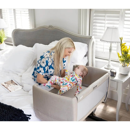 Joie Roomie Go Baby Bedside Crib - Clay