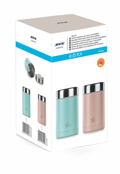 Stainless Steel Food Flask for Baby, 450cc, Hot or Cold for 8 Hours