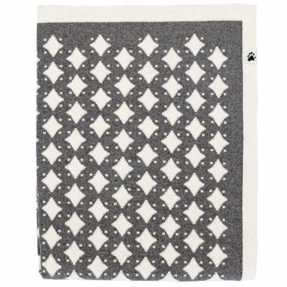 Noordi STAR Cotton baby Blanket 84 x 97 cm - Grey/White