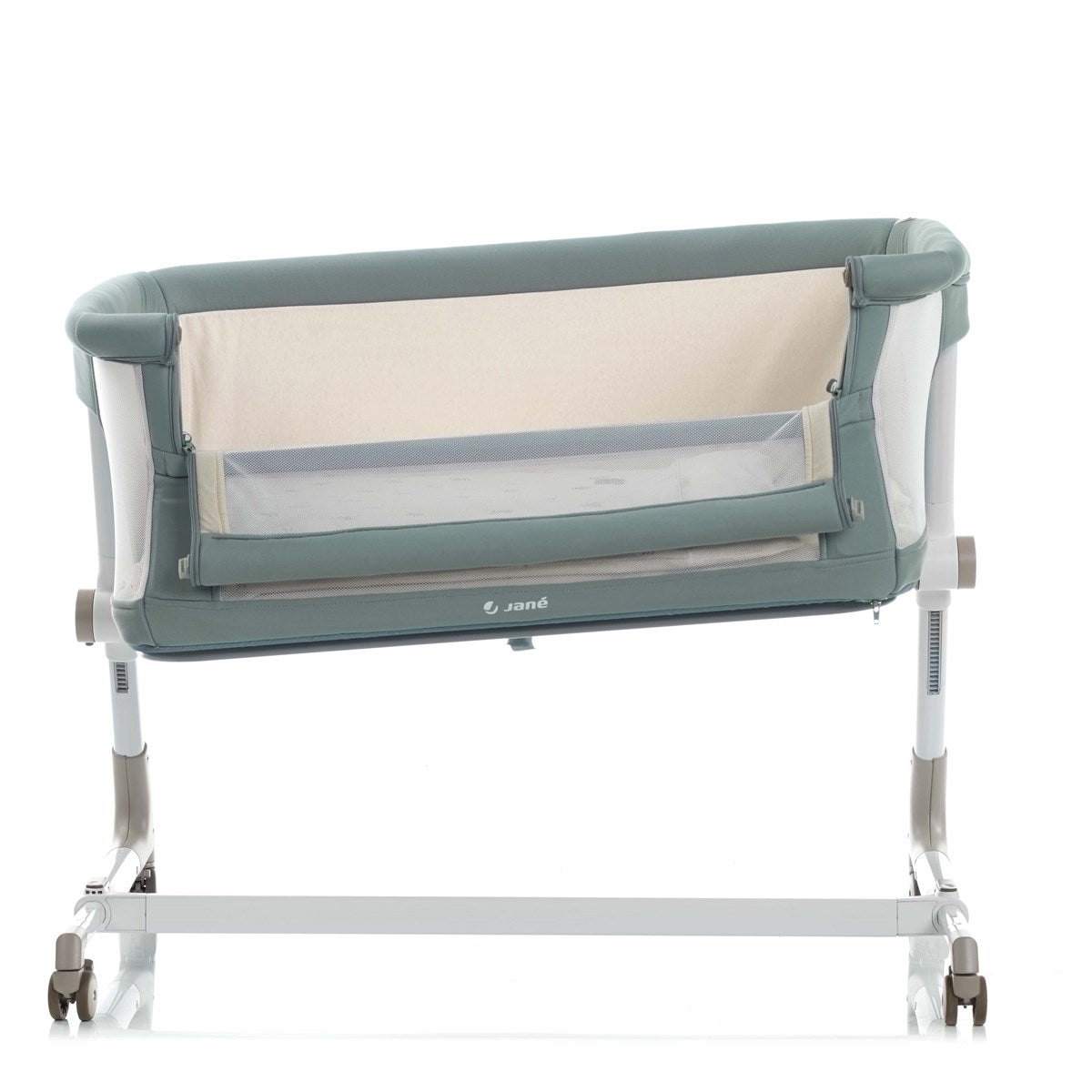 Jane Baby Side Crib + 4 Piece Bedding Set & Safety Mattress, Star 2026