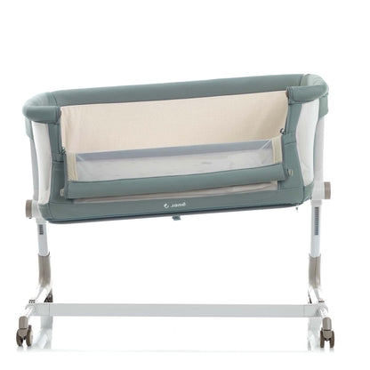 Jane Baby Side Crib + 4 Piece Bedding Set & Safety Mattress, Special Nature Edition
