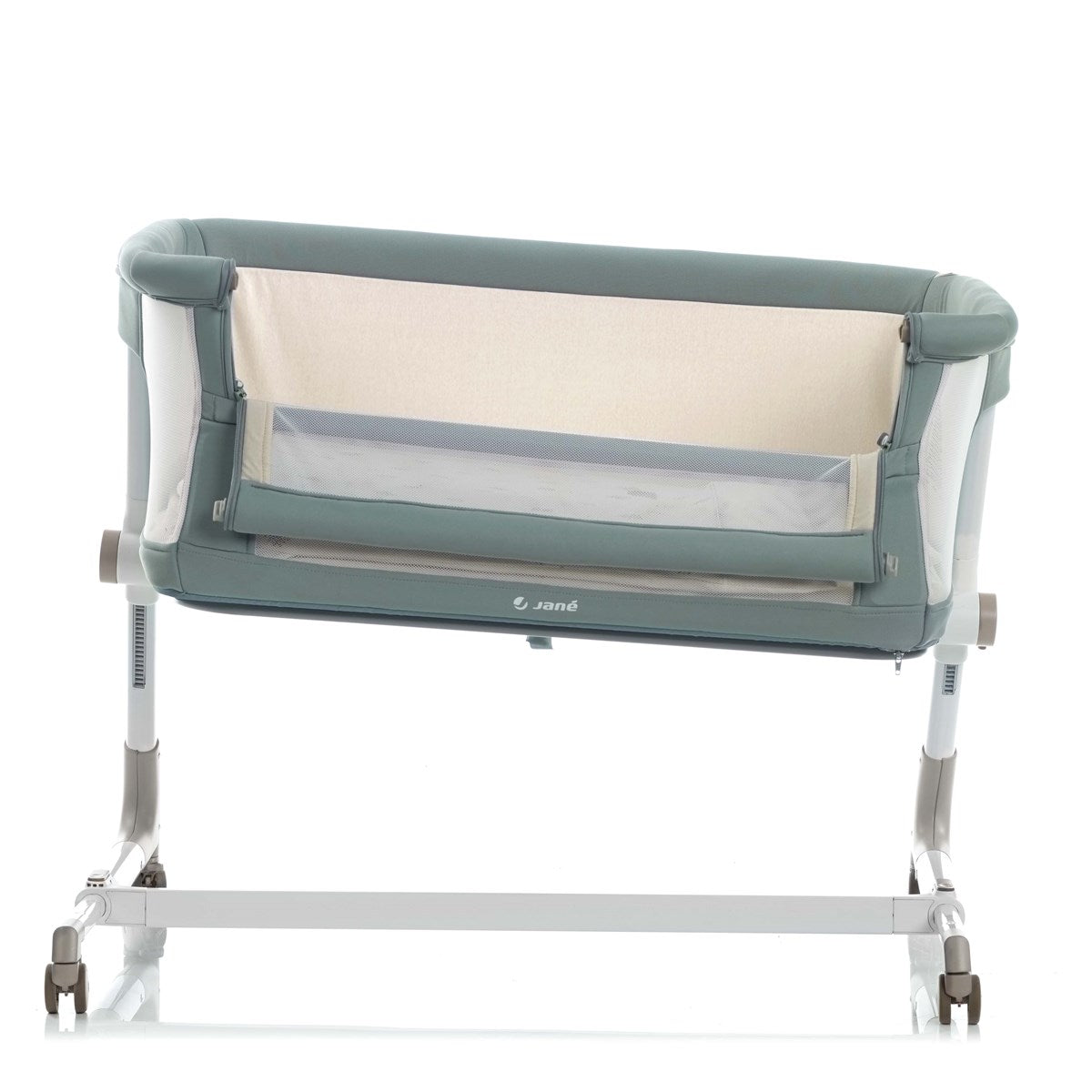 Jane Baby Side Crib + 4 Piece Bedding Set & Safety Mattress, Special Nature Edition