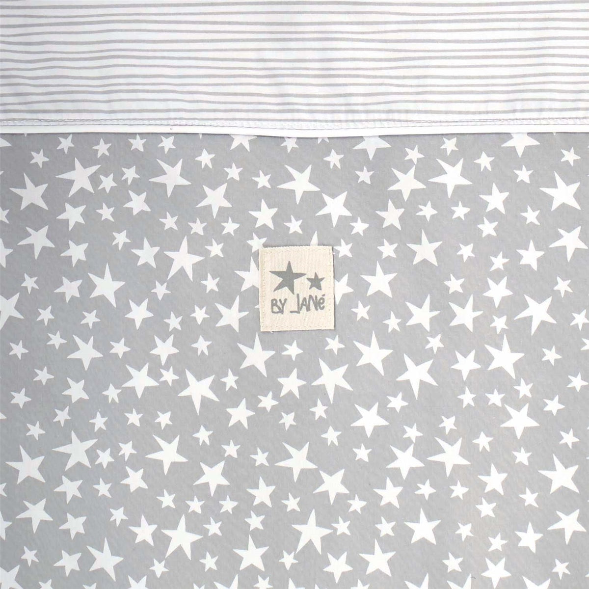 Jane Baby Side Crib + 4 Piece Bedding Set & Safety Mattress, Star