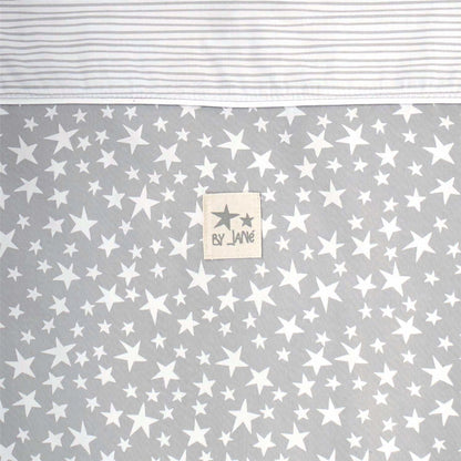 Jane Baby Side Crib + 4 Piece Bedding Set & Safety Mattress, Star 2026