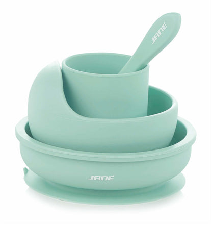 4-Piece LFGB Certified Silicone Dinner Set for Children