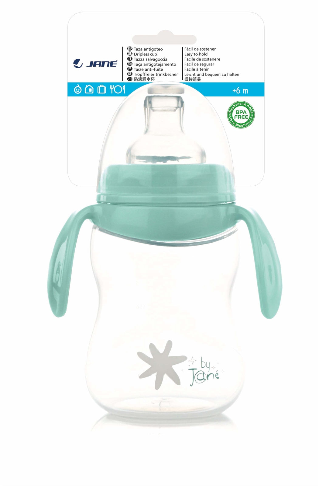 Jane Anti-Drip Cup 300ml, 6 months+ Mint