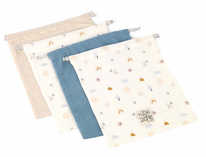 Jané Birth Bags Set of 4 – Reversible Hospital & Baby Organiser Bags