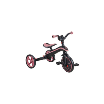 Globber Explorer Trike Foldable 4 in 1 - Deep Pastel Pink