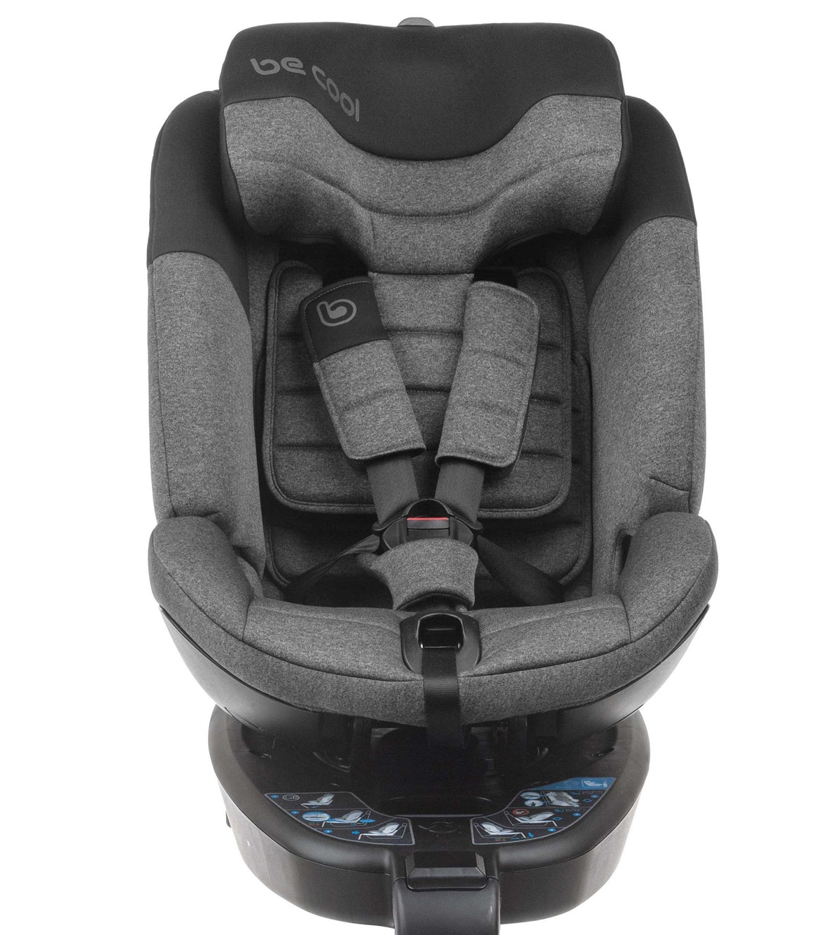 Be Cool Zeus Rotating ERF iSize Car Seat 40-125cm, 0-6 Years