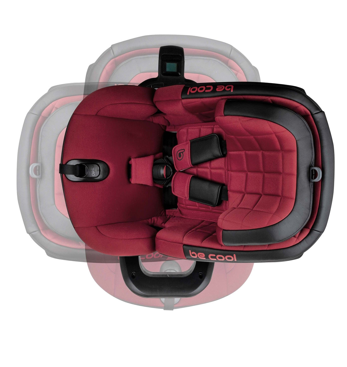 Be Cool Zeus Rotating ERF iSize Car Seat 40-125cm, 0-6 Years