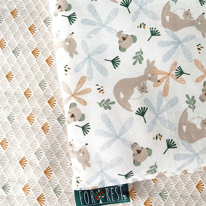 Koalaroo Organic Cotton Toddler 3 Piece All-in-One 4.0 Tog Quilt Bedding Set with Bumper