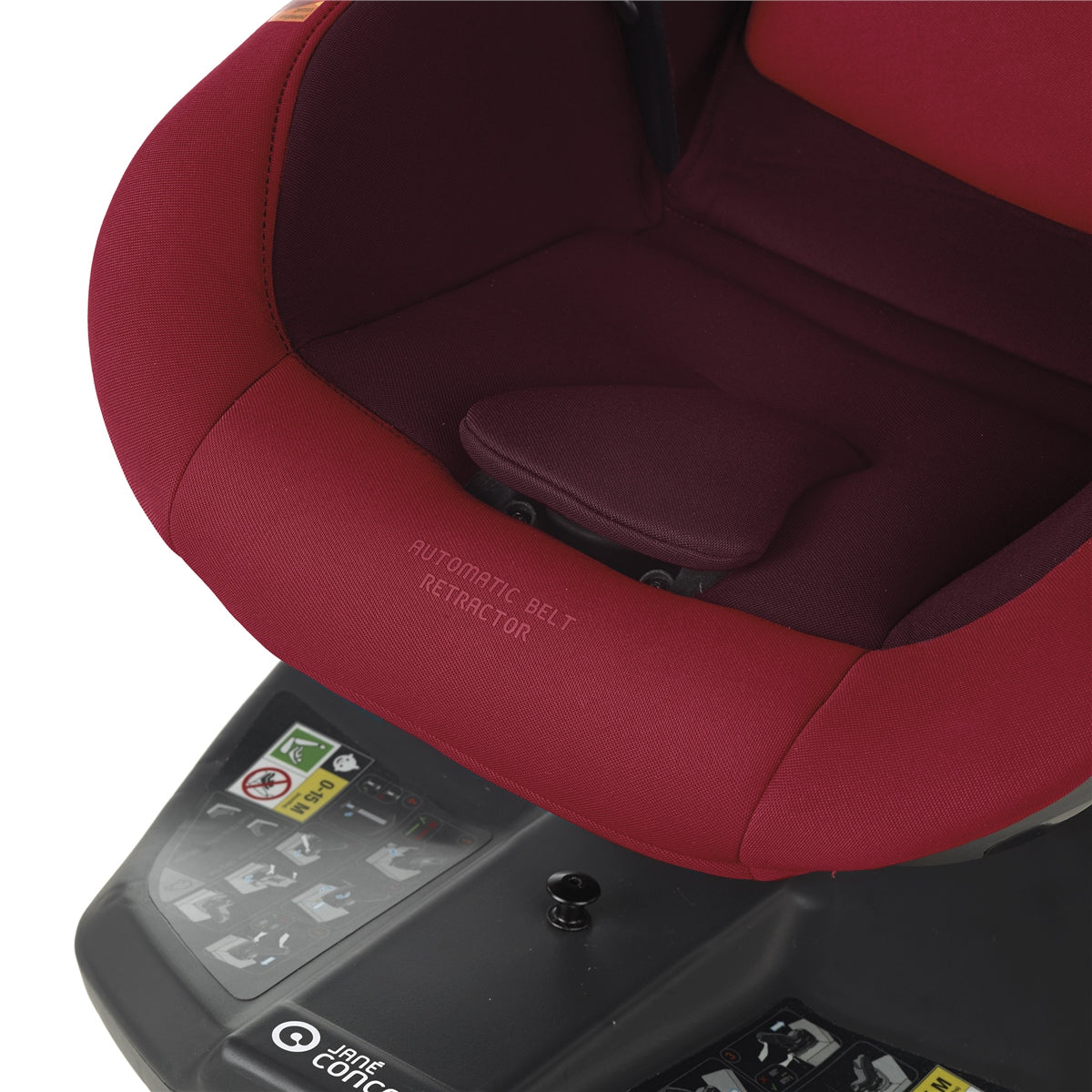 Jané Ikonic R Rotating iSize Car Seat 40-105cm, 0-4 Years, Matt Black