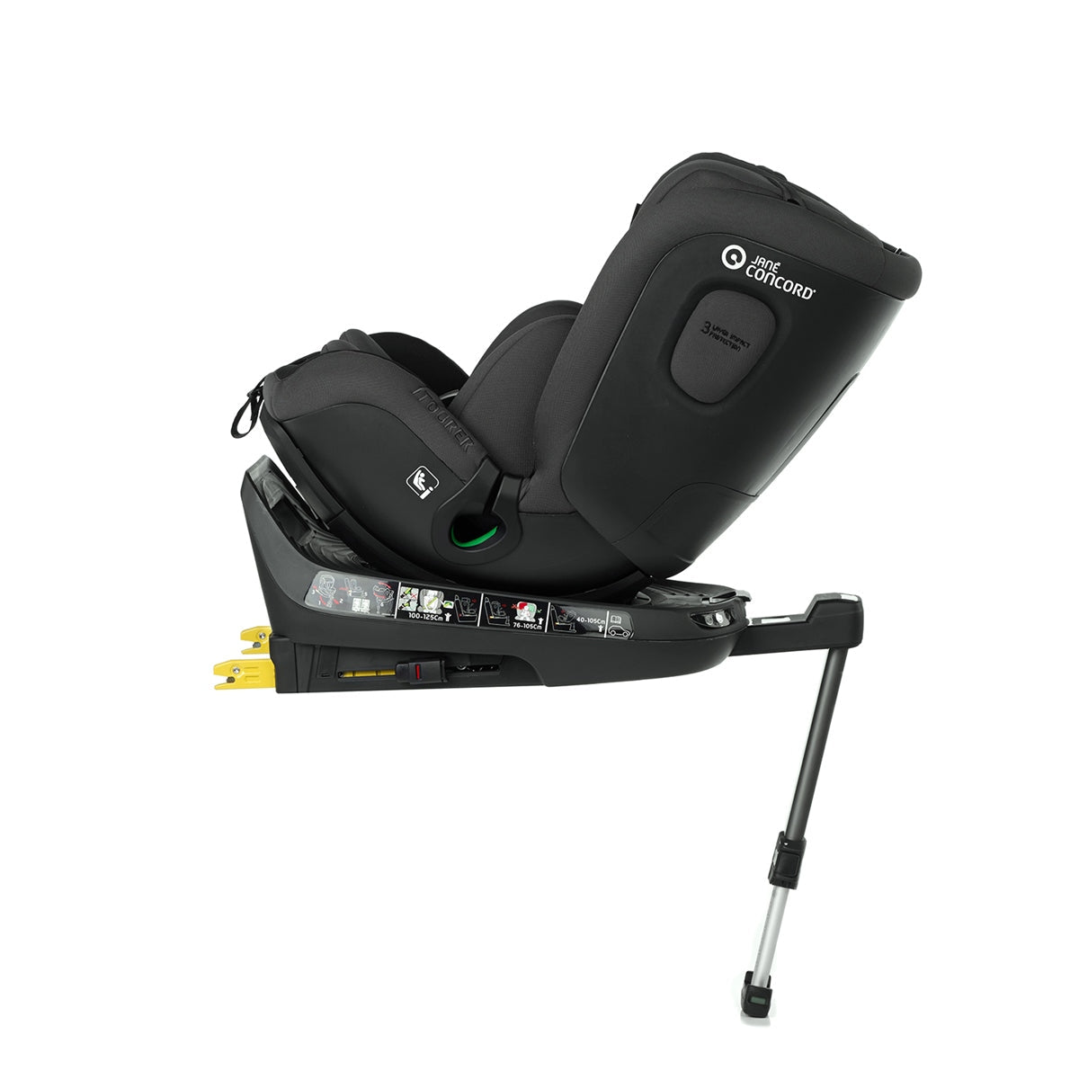 Jane iTourer Rotating i-Size ERF Car Seat, 40-125cm, 0-7 Years