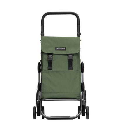Playmarket Go Plus Premium Folding Shopping Trolley with Thermal Bag – 53.5L
