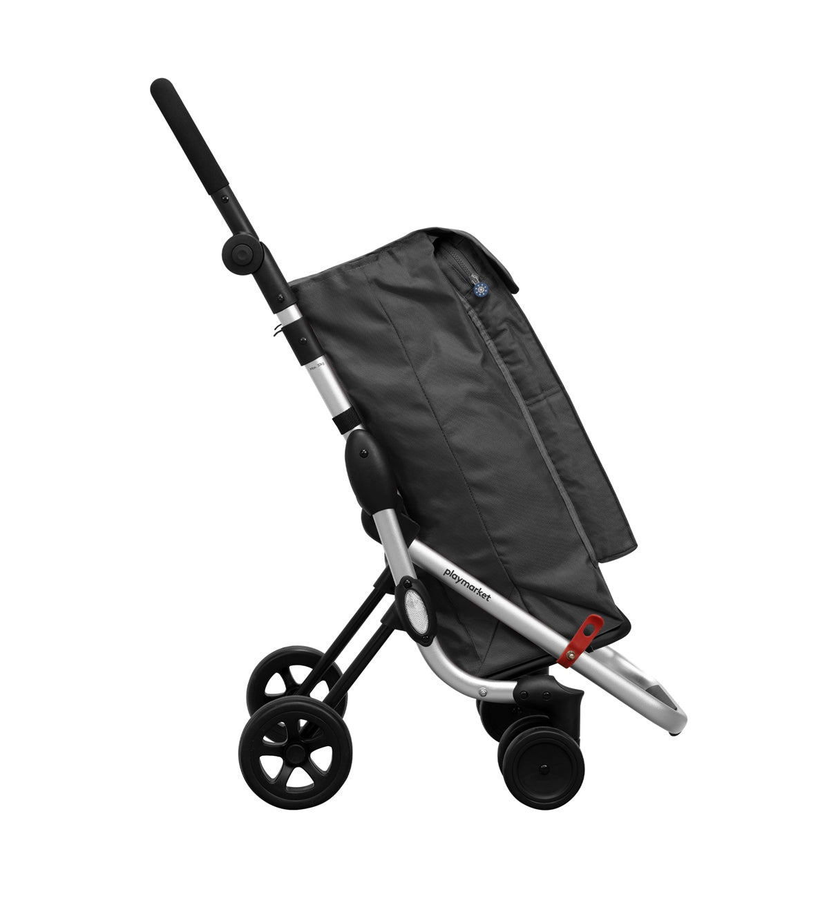 Playmarket Go Up Original 2 or 4 Wheel Folding Shopping Trolley – 39.5L with Thermal Pocket