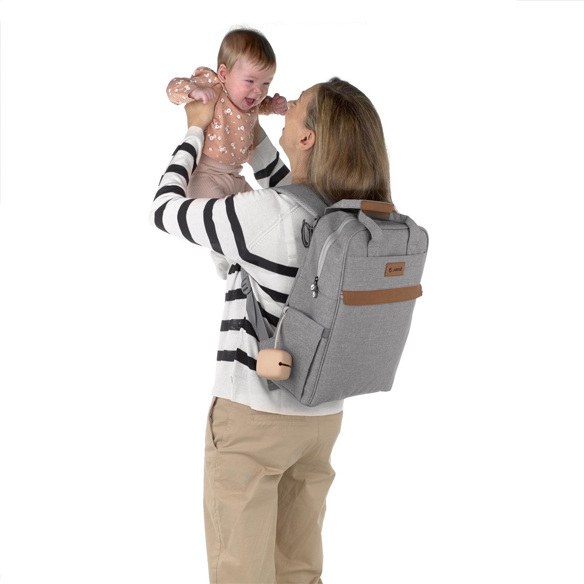 Pram Backpack with straps, Dim Grey