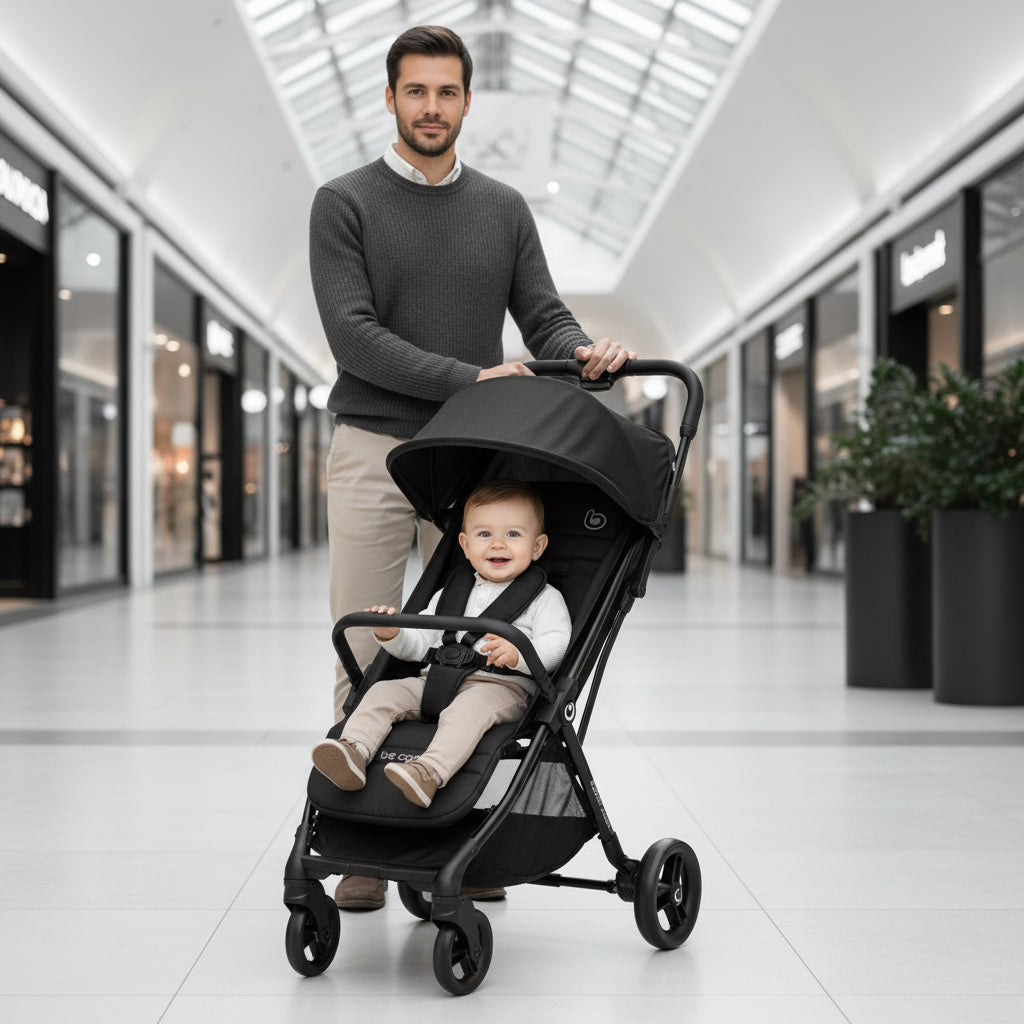Be Cool Quick Fold Luxe Compact Fold Stroller & Footmuff / Liner 0-22kg, 0-4 years