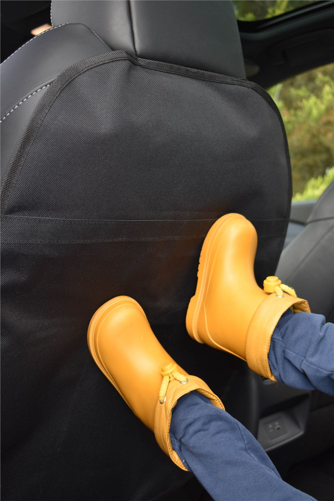Universal Kick Mat / Front Car Seat Upholstery Protectors (2 Pack)