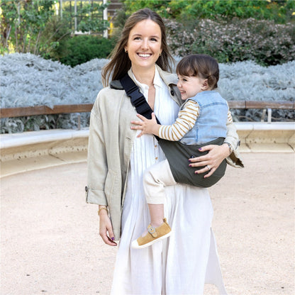 Jane Catch Lightweight Hip Baby Carrier for toddlers aged 9 to 48 months, Bison