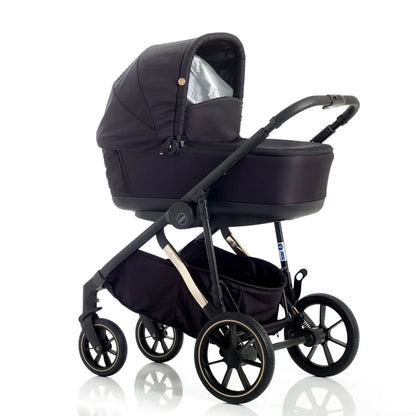 Mee-Go Uno Plus 2-in-1 Pushchair & Pram - Black/Rose