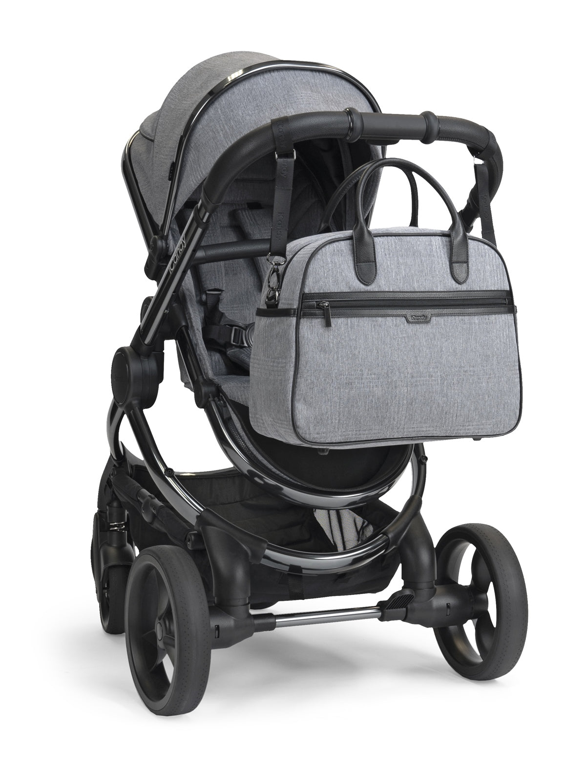 iCandy Peach Changing Bag - Dark Grey Check