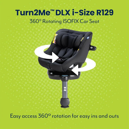 Graco Turn2Me DLX i-Size R129 Car Seat - Midnight