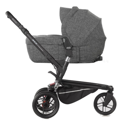 Jané Trider + Transporter Plus Carrycot, Cold Black