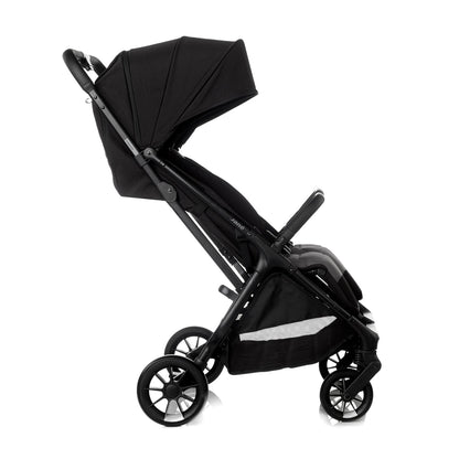 Twinside Twin Stroller + 2 Smart Carrycot, Coal